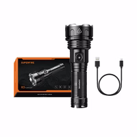 Superfire R3 P90 flashlight, 2000 lm, USB, 36 W, 5 modes, 350 m