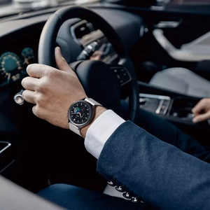 DUX DUCIS strap MILANESE stainless steel magnetic 20 mm silver