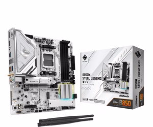 Asrock B850M Steel Legend WiFi emaplaat AMD B850 Socket AM5 micro ATX