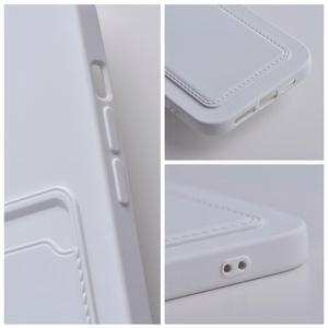 Ümbris jaoks iPhone 15 PRO Card Ümbris valge