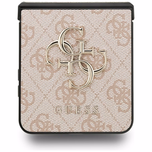 Guess Big 4G Logo Classic Logo Ümbris jaoks Samsung Galaxy Z Flip 7 - Roosa