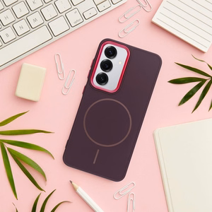 FRAME MAG COVER Ümbris compatible koos MagSafe jaoks SAMSUNG A07 lilla