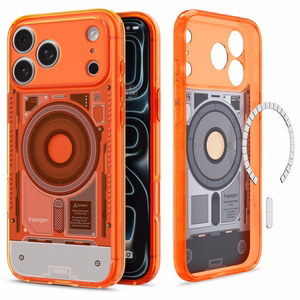 Spigen Ultra Hybrid MagSafe ümbris iPhone 18 Pro / 17 Pro jaoks, oranž