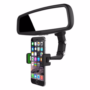 Adjustable car rearview mirror hoidja jaoks smartphone