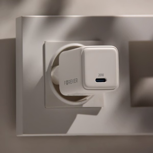 Forever TC-08-20C GaN PD laadija 1x USB-C 20W valge