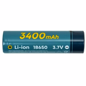 Aku 18650, 3.7V, 1C, 3400mAh