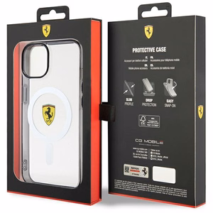 Ferrari FEHMP14SURKT iPhone 14 6.1" läbipaistev/läbipaistev hardcase Outline Magsafe