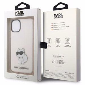 Karl Lagerfeld KLHCN61HNCHTCP iPhone 11 / Xr 6.1" roosa/roosa hardcase Ikonik Choupette