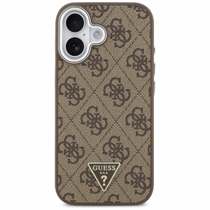 GUESS ümbris jaoks IPHONE 17 compatible with MagSafe GUHMP17SP4TSRCMW (PU 4G W/Triangle Logo SL) brown