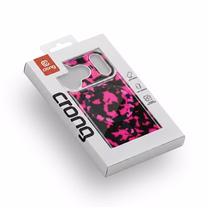 Crong Deluxe MAG Cover MagSafe ümbris seadmele iPhone 17, roosa kilpkonnamustriga