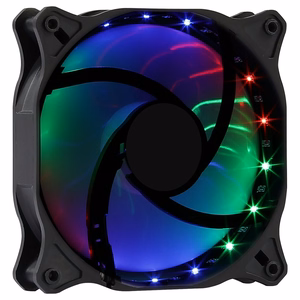 Aerocool COSMO12FRGB arvuti ventilaator 12 cm LED RGB Molex vaikne must