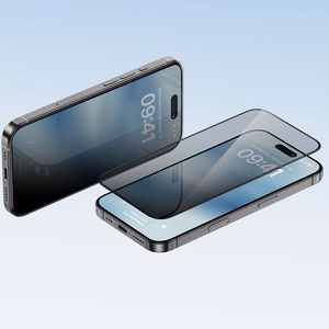 Benks Karastatud klaas Ultra Shield Privacy (FK66) jaoks Iphone 16 Pro Max must (Thin Edge)
