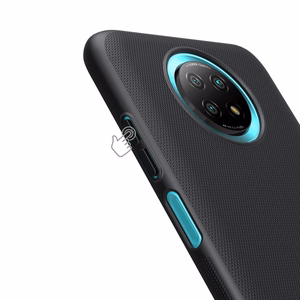 Nillkin Super Frosted Shield tugevdatud kate Xiaomi Redmi Note 9T 5G musta värvi jaoks