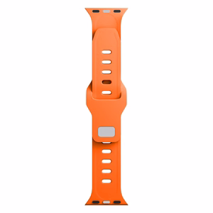 3mk silikoonrihm Apple Watchile, 38/40/41/42 mm, oranž, väike suurus
