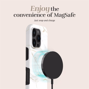 MIO White Marble Magsafe Чехол iPhone 17 Pro Max