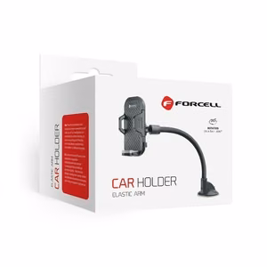 Car phone hoidja Forcell F-Grip Carbon Bracket arm 17cm windshield must