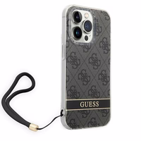 Guess GUOHCP14LH4STK iPhone 14 Pro 6.1 "must / must hardcase 4G Print Strap