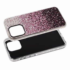Tel Protect Diamond Ümbris jaoks Iphone 14 Pro Max burgundia