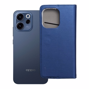 Klappkaanega Smart Case Book ümbris Oppo Reno 15 jaoks, tumesinine