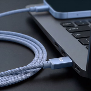 Forever Vibe kaabel USB-C - USB-C 1,0 m 60W taevasinine
