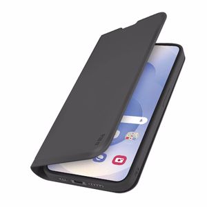 SBS Wallet Ümbris with Stand and Wallet jaoks Samsung Galaxy S25 Edge - Must