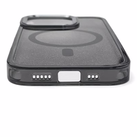 Glitter Ümbris MagSafe jaoks iPhone 16 Plus - must with glitter