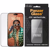 PanzerGlass Ceramic Protection ceramic glass jaoks iPhone 15 Pro Max with positioner
