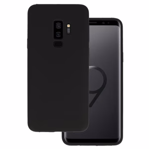 Silicone Lite Ümbris jaoks Samsung Galaxy S9 Plus must