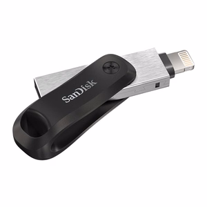SanDisk 00183588 USB mälupulk 128 GB USB Type-A / Lightning 3.2 Gen 1 must, hõbedane