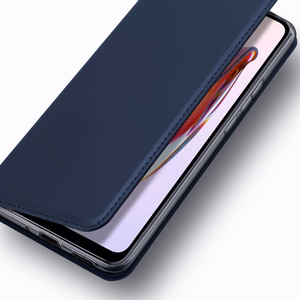 DUX DUCIS wallet ümbris SKIN PRO jaoks REDMI 12C sinine