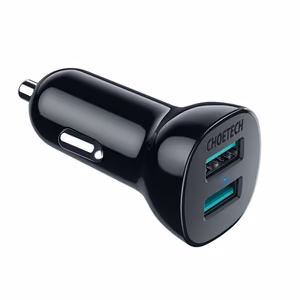 Laadija CHOETECH 2xUSB A, 36W, QC3.0