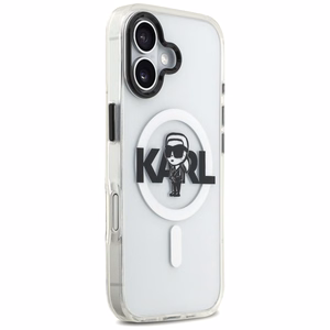 Karl Lagerfeld IML Karl Sketch Logo MagSafe Ümbris jaoks iPhone 17 - Läbipaistev