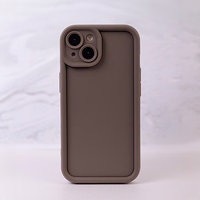 Rim TPU ümbris for iPhone 12 Pro 6,1" pruun