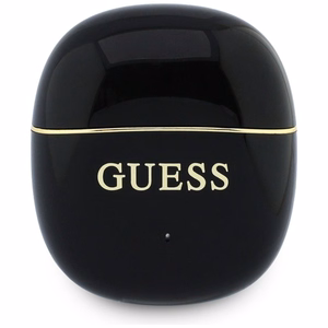 Juhtmevabad TWS-kõrvaklapid Guess Glossy Gold Line Classic, mustad