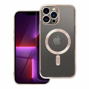 ELECTRO MAG COVER case compatible with MagSafe jaoks IPHONE 13 Pro Max kuldne