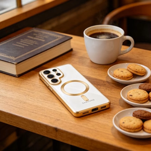 Tech-Protect MagFlex Ümbris for Samsung Galaxy S26 Ultra - läbipaistev kuldne