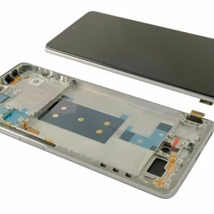 LCD ekraan Xiaomi 11T Pro 5G puuteekraaniga koos raamiga Moonlight White/hõbedane originaal (service pack)