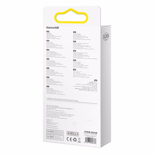 Baseus Kaabel Flash Series II 3 in 1 - USB to Type C, Lightning, Micro USB - 100W 6A 1,2 metres (CASS030005) purple