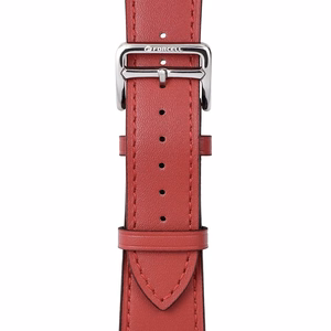 Strap to Apple Watch Forcell F-Design FA20 holes eco-friendly leather 42 / 44 / 45 / 49 mm red