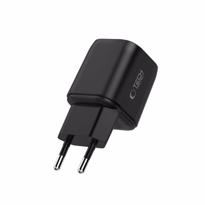 Tech-Protect NCA100W-GaN 3 pesaga 100 W PD 3.2/QC 3.0 seinatoiteadapter – must