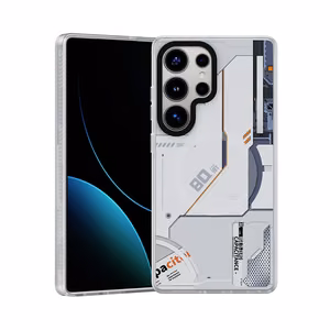Benks Dynamic Magnetic Mecha Ümbris (D045) jaoks Samsung Galaxy S25 Ultra valge
