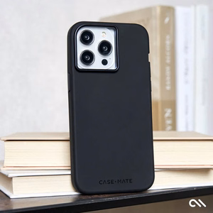 Case-Mate Silicone MagSafe ümbris seadmele iPhone 15 Pro Max, must