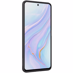 Nillkin Textured Case vastupidav tugevdatud ümbris geelraamiga ja nailonist tagaküljega Honor 50 SE jaoks must