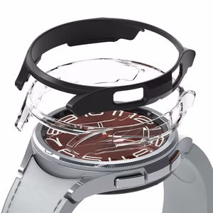 Ringke Slim 2-pack Ümbris jaoks Samsung Galaxy Watch 6 Classic 43mm - must and läbipaistev