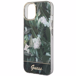 Guess GUHCP14MHGJGHA iPhone 14 Plus 6.7" green/green hardcase Jungle Collection