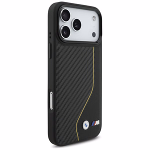 BMW M Carbon Line & Logo MagSafe Ümbris jaoks iPhone 17 Pro Max - Kollane