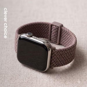 Crong Wave Band punutud Apple Watch rihm, 44/45/46/49 mm, pruun