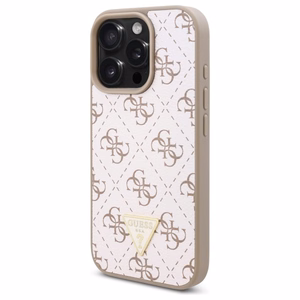 Guess New 4G Triangle Ümbris jaoks iPhone 16 Pro - valge