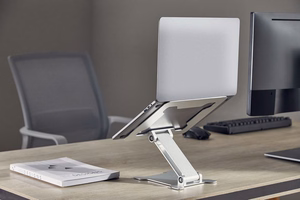 Gembird NBS-D1-03 laptop stand hõbedane 39.6 cm (15.6")