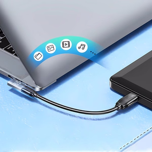 Wozinsky WPKB-01 USB-C - USB-C 40Gb/s 240W 8K OTG Side Angled Adapter - hall